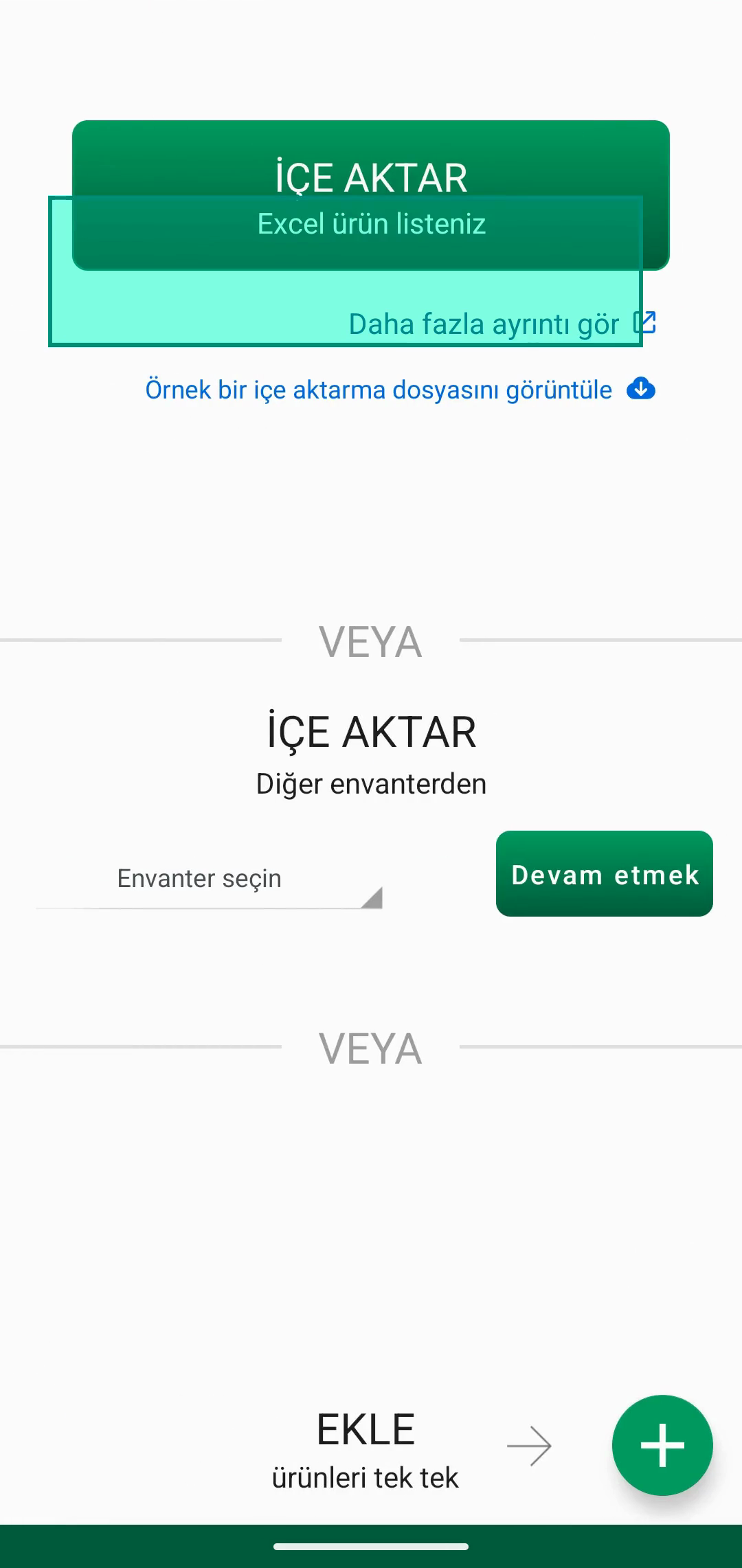 Dosya sütunlarının uygulama alanlarıyla eşleştirildiği Alanları eşleştir ekranı